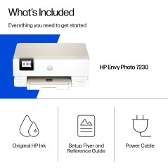 HP ENVY Photo Envy 7230 Wireless All-in-One Color Printer - High Quality, Versatile Printing for Home & Office